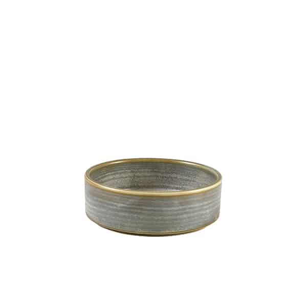 Terra Porcelain Matt Grey Presentation Bowl 13cm - Pack of 6