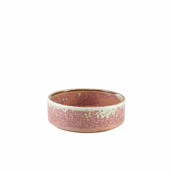 Terra Porcelain Rose Presentation Bowl 13cm - Pack of 6