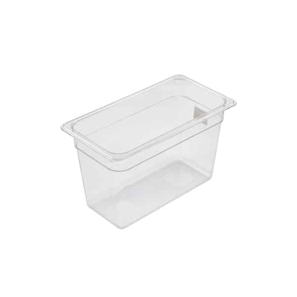 1/3 -Polycarbonate GN Pan 200mm Clear - Pack of 1 1 1/3 -Polycarbonate GN Pan 200mm Clear - Pack of 1