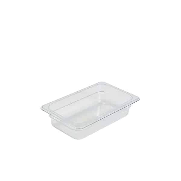 1/4 -Polycarbonate GN Pan 100mm Clear