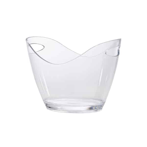 Clear Plastic Champagne/ Wine Bucket Small