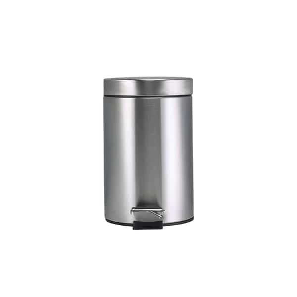 Stainless Steel Pedal Bin 3 Litre - Pack of 1 1 Stainless Steel Pedal Bin 3 Litre - Pack of 1