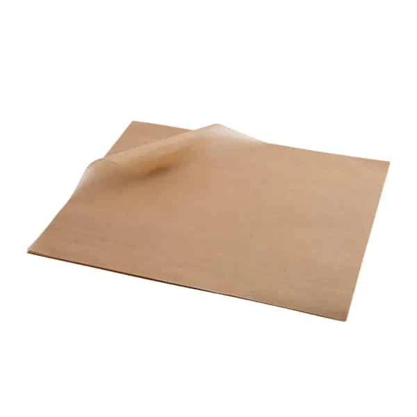 Greaseproof Paper Brown 25 x 20cm - Pack of 1 1 Greaseproof Paper Brown 25 x 20cm - Pack of 1