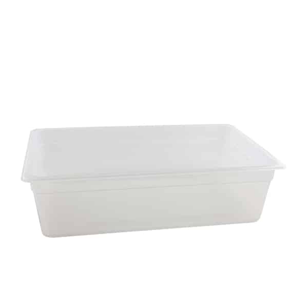 1/1 -Polypropylene GN Pan 150mm Clear - Pack of 6