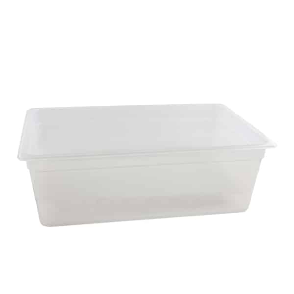 1/1 -Polypropylene GN Pan 200mm Clear - Pack of 6
