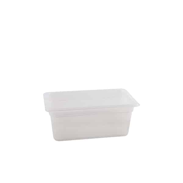 1/4 -Polypropylene GN Pan 150mm Clear - Pack of 6