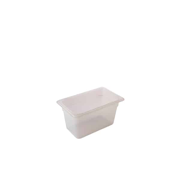 1/6 -Polypropylene GN Pan 150mm Clear - Pack of 6