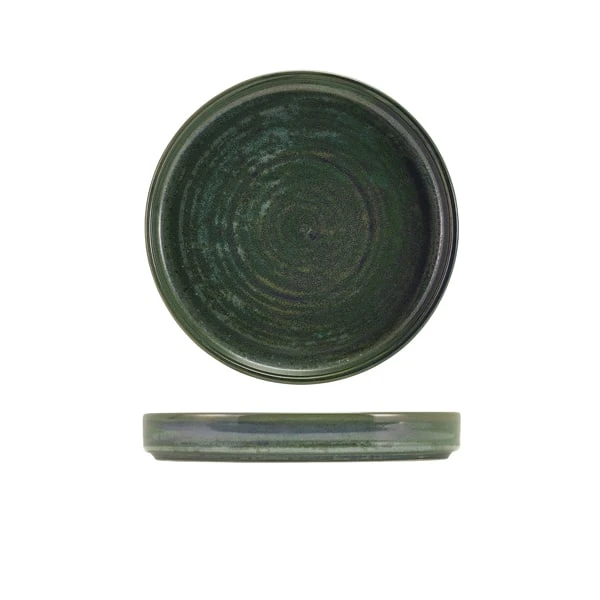 Terra Porcelain Aqua Green Presentation Plate 18cm - Pack of 6 1 Terra Porcelain Aqua Green Presentation Plate 18cm - Pack of 6