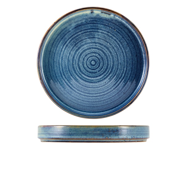 Terra Porcelain Aqua Blue Presentation Plate 26cm - Pack of 6