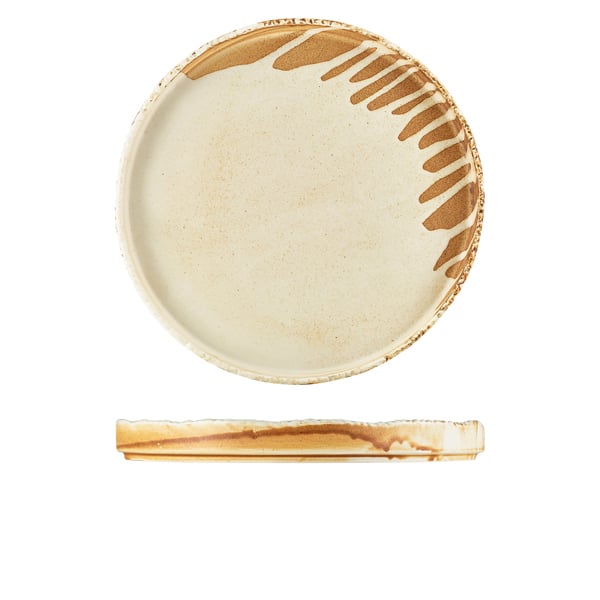 Roko Porcelain Sand Presentation Plate 28cm - Pack of 4