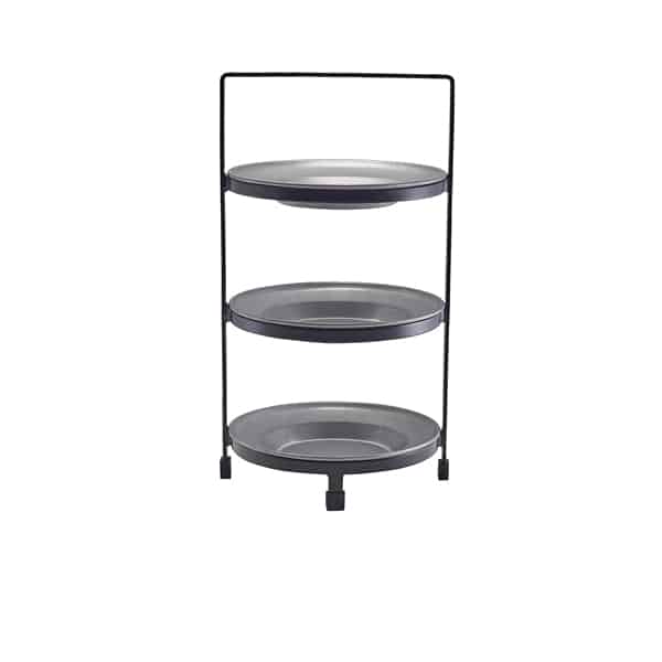 GenWare Three Tier Presentation Plate Stand 20.5cm 5 GenWare Three Tier Presentation Plate Stand 20.5cm - Image 5