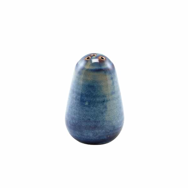 Terra Porcelain Aqua Blue Pepper Shaker - Pack of 6