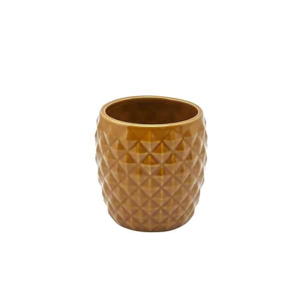 Genware Brown Pineapple Tiki Mug 40cl/ 14oz - Pack of 4