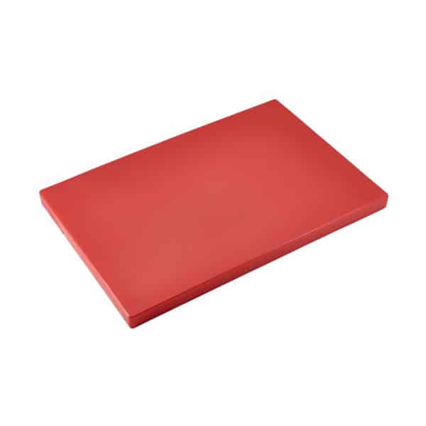 GenWare Red Low Density Chopping Board 18 x 12 x 1"