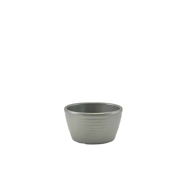 GenWare Melamine Matt Grey Ripple Ramekin 56ml/ 2oz - Pack of 24