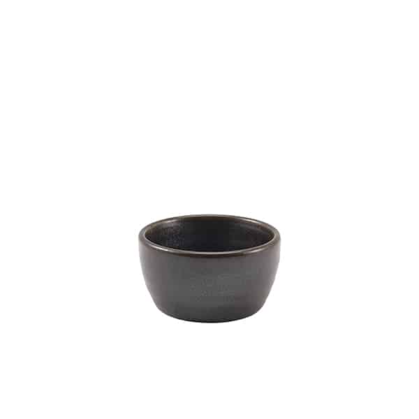 Terra Porcelain Black Ramekin 7cl/ 2.5oz - Pack of 12