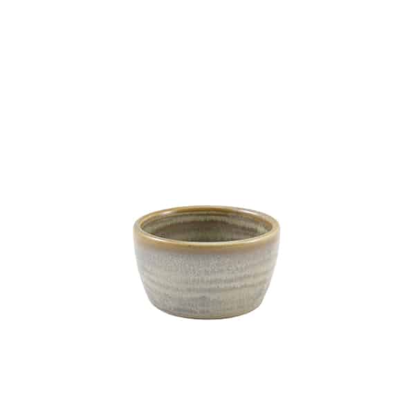 Terra Porcelain Matt Grey Ramekin 13cl/ 4.5oz - Pack of 12