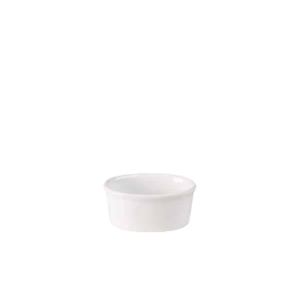 Genware Poreclain Oval Ramekin 10cm/ 4" - Pack of 6