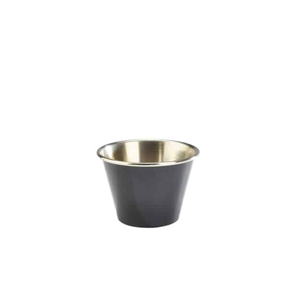 GenWare Black Stainless Steel Ramekin 71ml/ 2.5oz - Pack of 24