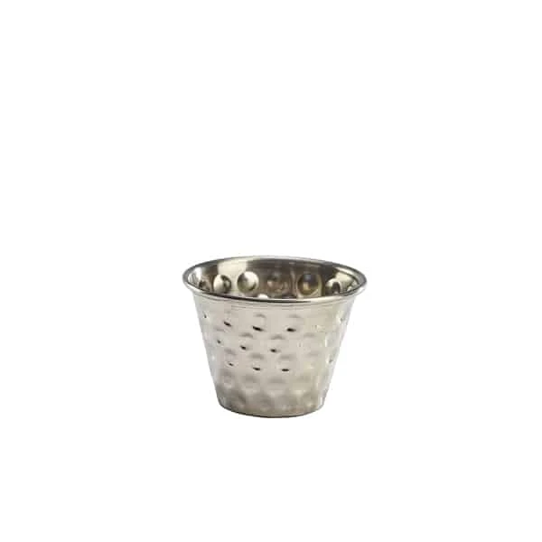 GenWare Stainless Steel Hammered Ramekin 71ml/ 2.5oz - Pack of 24 1 GenWare Stainless Steel Hammered Ramekin 71ml/ 2.5oz - Pack of 24