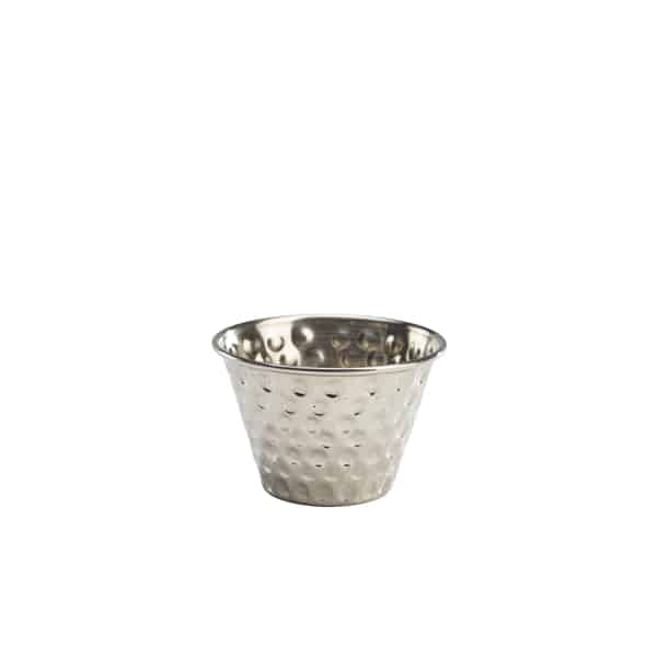 GenWare Stainless Steel Hammered Ramekin 114ml/ 4oz - Pack of 24