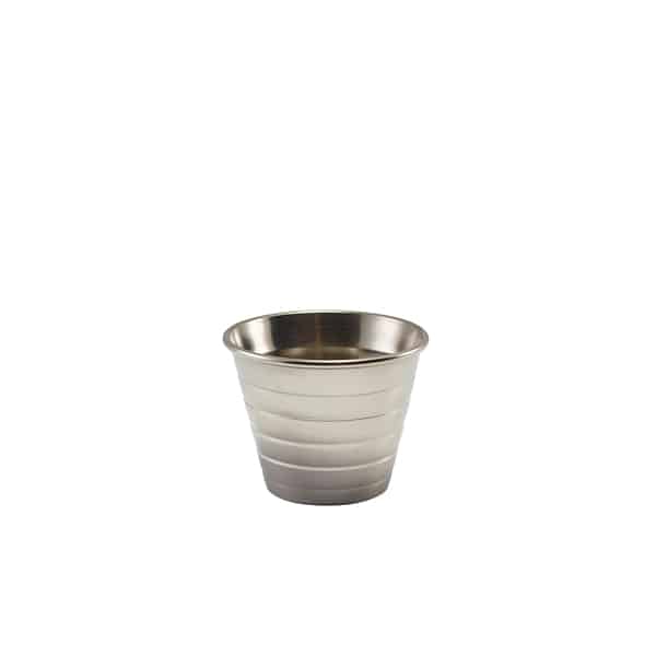 GenWare Stainless Steel Ribbed Ramekin 71ml/ 2.5oz - Pack of 24