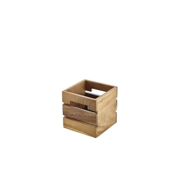 Genware Acacia Wood Box/ Riser 15cm - Pack of 1 1 Genware Acacia Wood Box/ Riser 15cm - Pack of 1