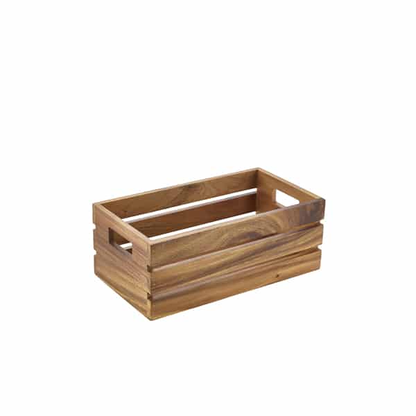 Genware Acacia Wood Box/ Riser GN 1/3