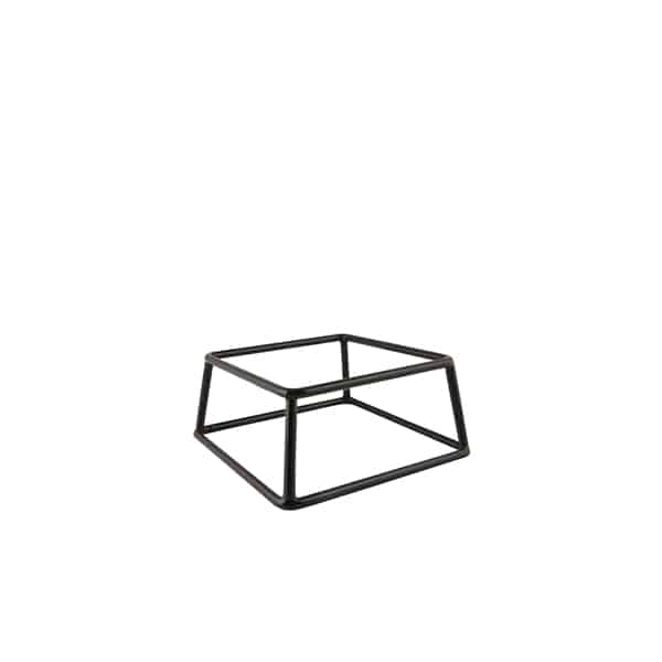 Genware Black Anti-Slip Buffet Riser 18 x 8cm