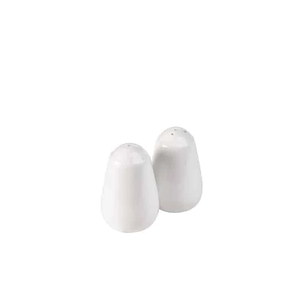 Genware Porcelain Salt Shaker 7cm/ 2.75" - Pack of 6 1 Genware Porcelain Salt Shaker 7cm/ 2.75" - Pack of 6