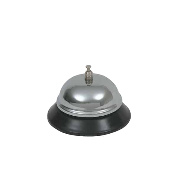 Genware Chrome Plated Service Bell 3 1/2" Dia