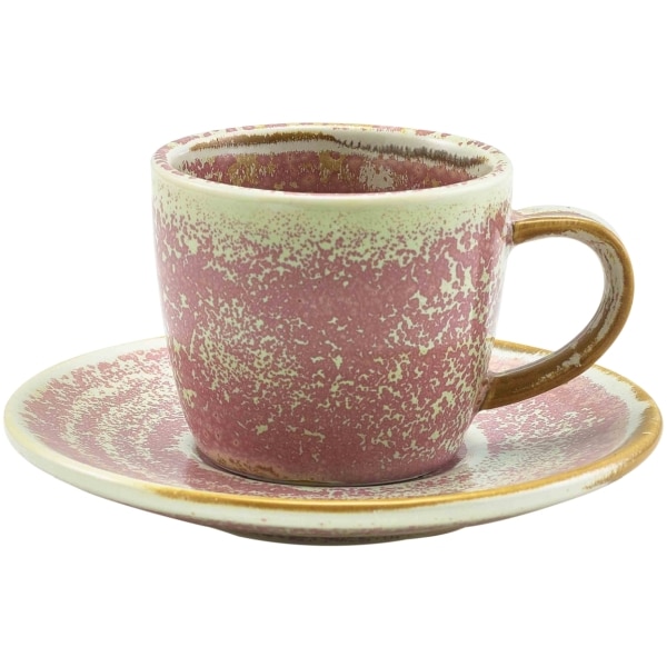 Terra Porcelain Rose Saucer 11.5cm - Pack of 6 2 Terra Porcelain Rose Saucer 11.5cm - Pack of 6 - Image 2