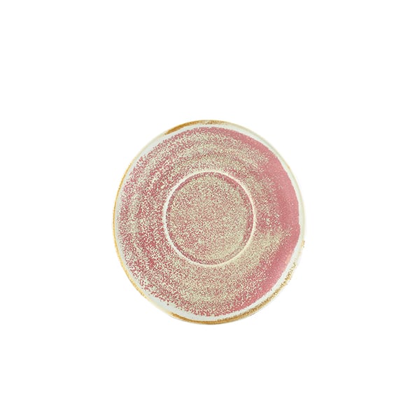 Terra Porcelain Rose Saucer 14.5cm - Pack of 6