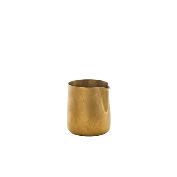 GenWare Gold Vintage Steel Jug 15cl/ 5oz - Pack of 12 1 GenWare Gold Vintage Steel Jug 15cl/ 5oz - Pack of 12
