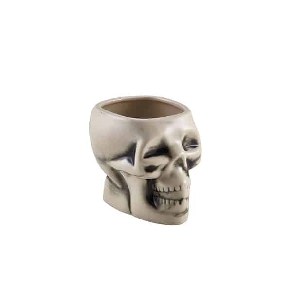 Genware White Skull Tiki Mug 40cl/ 14oz - Pack of 6