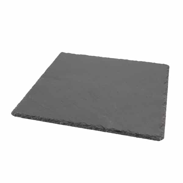 Genware Natural Edge Slate Platter 28 X 28cm - Pack of 6