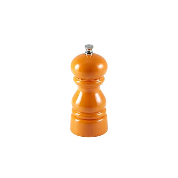Genware Salt Or Pepper Grinder Orange 12.7cm