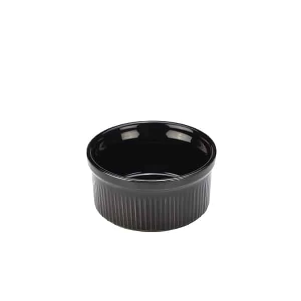 GenWare Stoneware Black Ramekin 8cm/ 3" - Pack of 12 1 GenWare Stoneware Black Ramekin 8cm/ 3" - Pack of 12