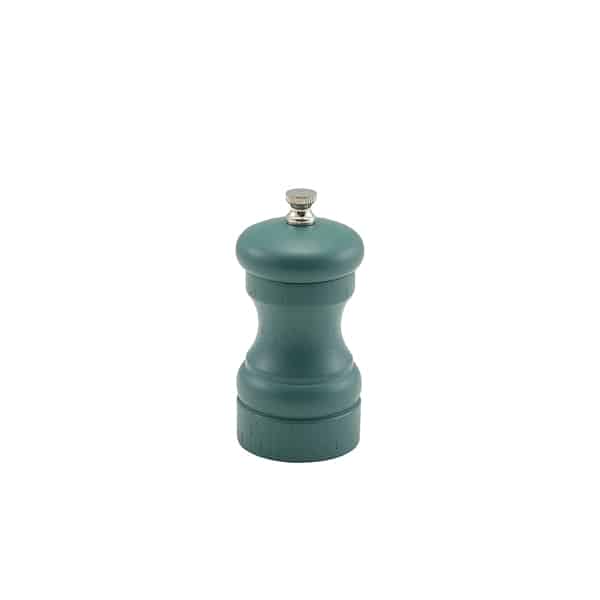 Olive Green Wooden Salt/ Pepper Grinder 10cm
