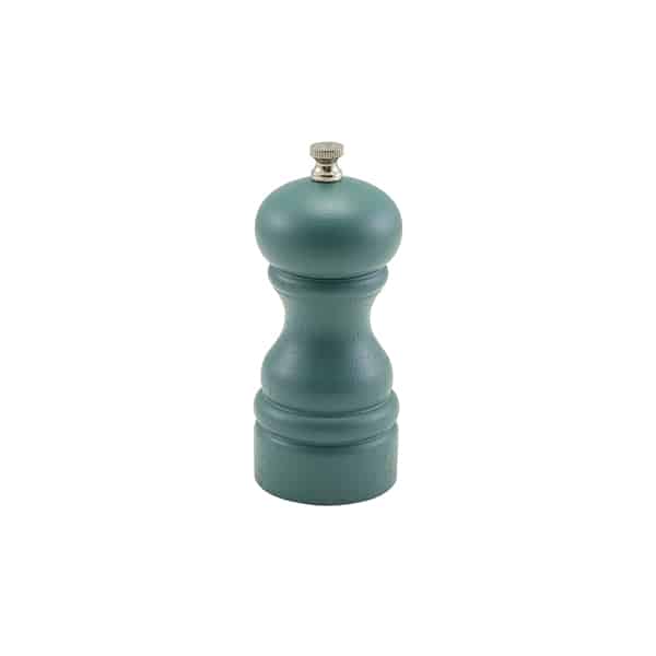 Olive Green Wooden Salt/ Pepper Grinder 13cm