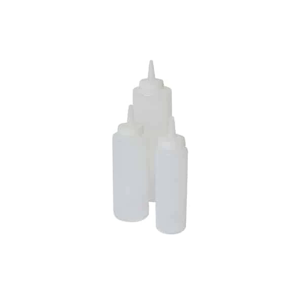 Genware Squeeze Bottle Clear 8oz/ 23cl - Pack of 6 1 Genware Squeeze Bottle Clear 8oz/ 23cl - Pack of 6