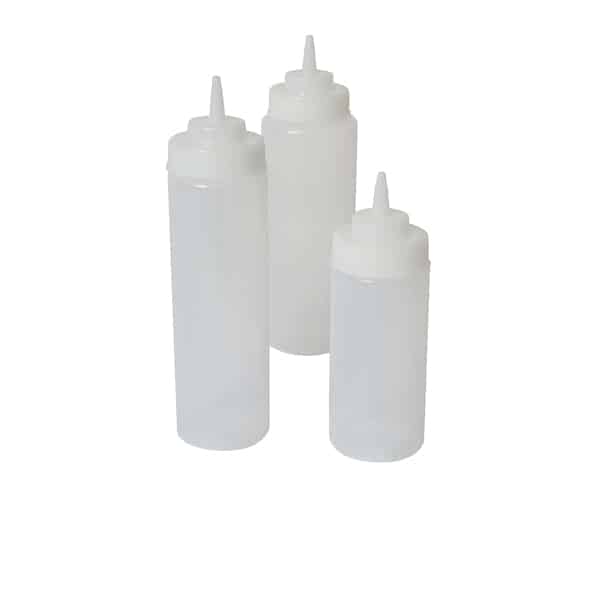Squeeze Bottle Wide Neck Clear 24oz/ 71cl - Pack of 6