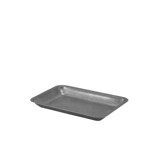 GenWare Vintage Steel Tray 20 x 14cm - Pack of 24 1 GenWare Vintage Steel Tray 20 x 14cm - Pack of 24