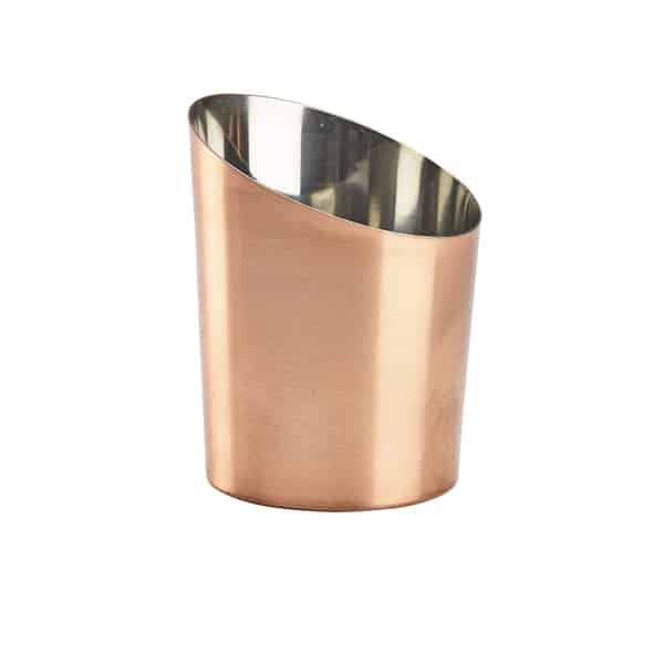 Copper Plated Angled Cone 9.5 x 11.6cm (Dia x H) - Pack of 12