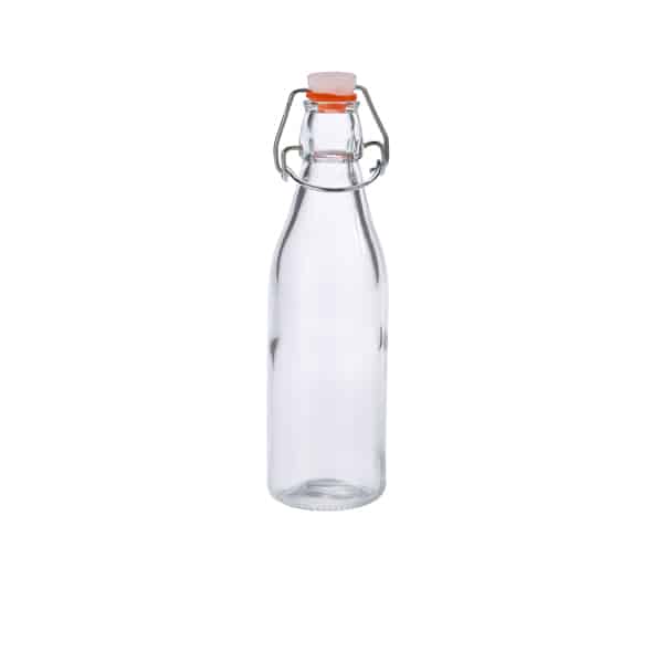 Genware Glass Swing Bottle 25cl/ 9oz - Pack of 6
