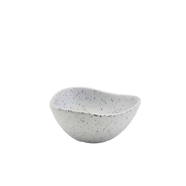 White Granite Melamine Triangular Ramekin 2.5oz - Pack of 24
