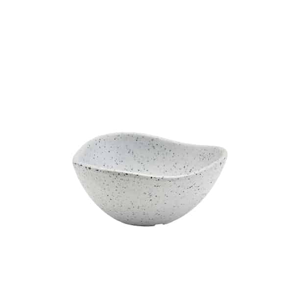 White Granite Melamine Triangular Ramekin 3.5oz - Pack of 24
