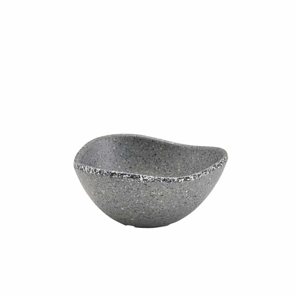 Grey Granite Melamine Triangular Ramekin 3.5oz - Pack of 24