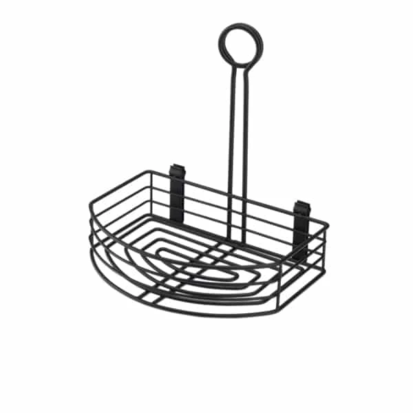 Black Wire Table Caddy 8.5 x 6 x 9 (H) - Pack of 1 1 Black Wire Table Caddy 8.5 x 6 x 9 (H) - Pack of 1