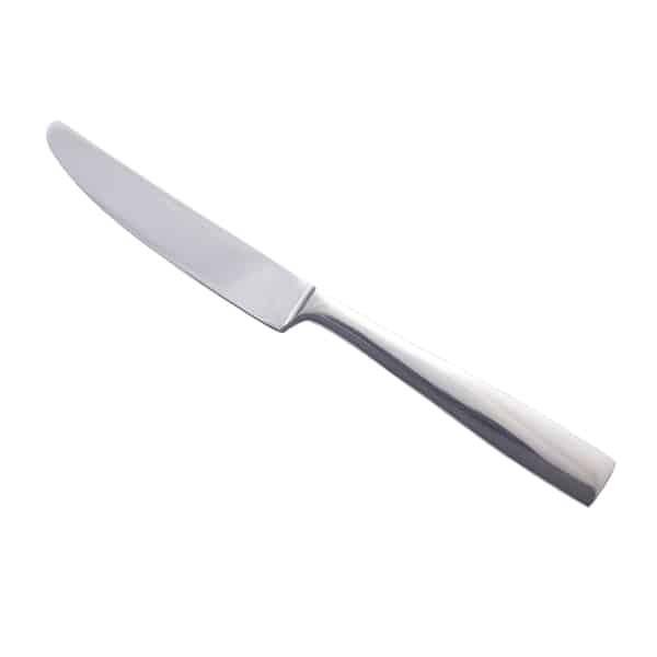 Genware Square Table Knife 18/0  - Pack of 12